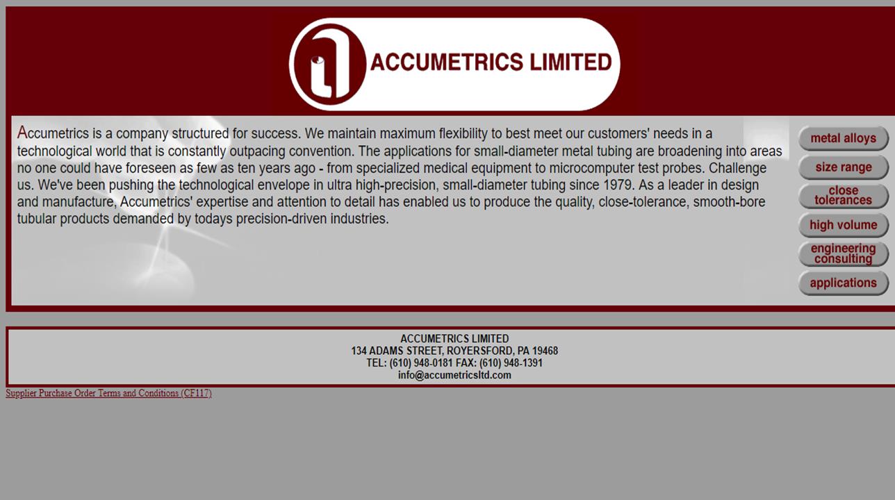 Accumetrics Limited